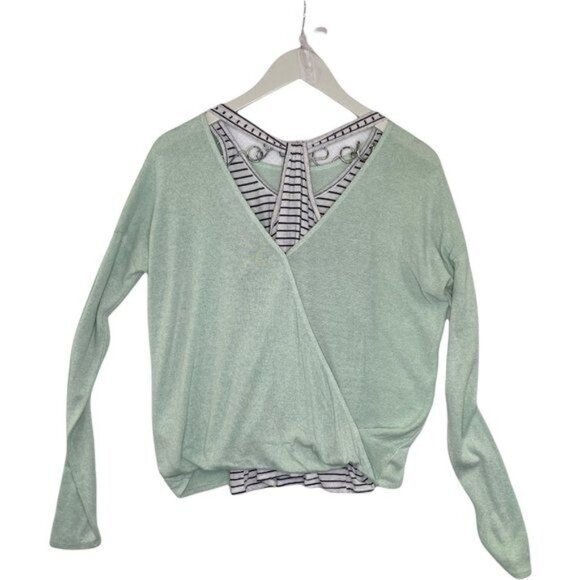 Abercrombie‎ Kids 2 Piece Green Top Size 15/16 RN 75654 - Picture 2 of 8